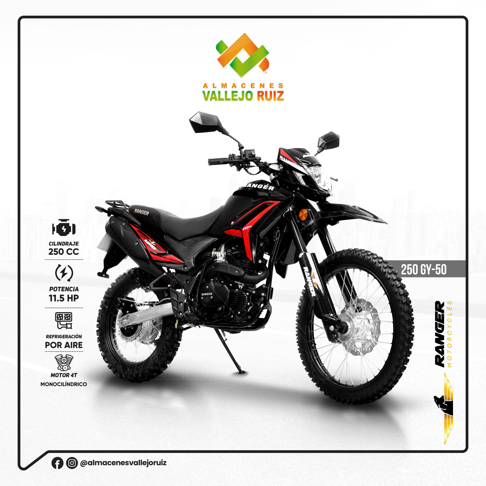 Ranger 250 Gy 50 Almacenes Vallejo Ruiz